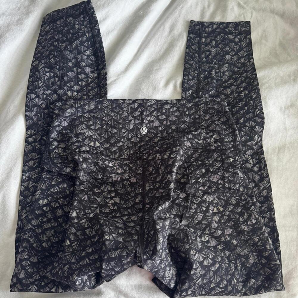1 Lululemon Wunder Under Pant (Hi-Rise) (Nulux) Iridescent Multi Black - Picture 9 of 9